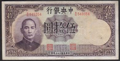 Kína/Central Bank 1944. 50Y T:I