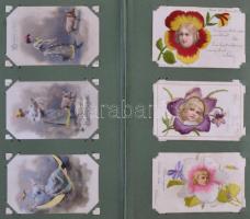 Nagymama képeslapgyűjteménye: érintetlen 652 darabos képeslapgyűjtemény hagyaték jó állapotú szecess...