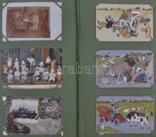 Nagymama képeslapgyűjteménye: érintetlen 652 darabos képeslapgyűjtemény hagyaték jó állapotú szecess...