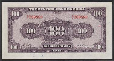 Kína/Central Bank 1941. 100Y T:I