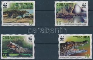 WWF Cuban crocodile set, WWF Rombuszkrokodil sor