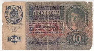 1915. 10K román körbélyegzővel T:III-