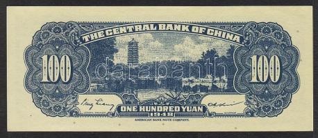 Kína/Central Bank 1948. 100Y T:I