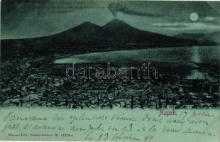 1899 Naples, Napoli; at night (EK)