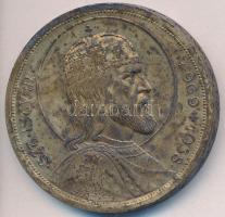 1938. 5P Ag "Szent István" T:2- patina Adamo P8.1