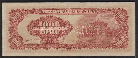 Kína/Central Bank 1949. 1000Y T:I