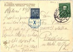 1938 Milan Rastislav Stefánik - 20th anniversary of Czechoslovakia's autonomy, 'X. Vsesoko...