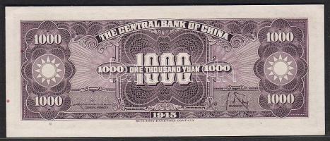 Kína/Central Bank 1945. 1000Y T:I