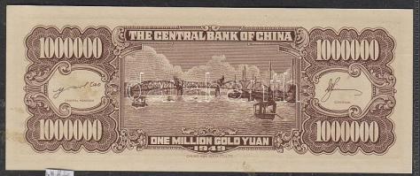 Kína/Central Bank 1949. 1000.000Y T:I