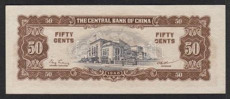 Kína/Central Bank 1948. 50cent T:I