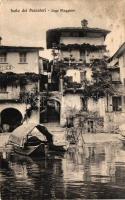 Isola dei Pescatori, Lago Maggiore (glued backside)