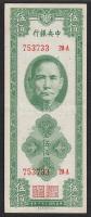 Kína/Central Bank 1947. 500CGU zöld T:I