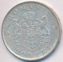 Románia 1942. 200L Ag T:2,2-
Romania 1942. 200 Lei Ag C:XF,VF