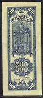 Kína/Central Bank 1947. 500CGU kék T:I
