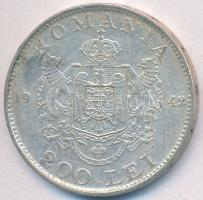 Románia 1942. 200L Ag T:2,2-
Romania 1942. 200 Lei Ag C:XF,VF