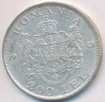Románia 1942. 200L Ag T:2,2-
Romania 1942. 200 Lei Ag C:XF,VF