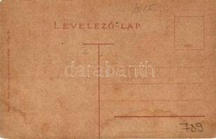 Gyöngyös, A Bruckner szálloda tűzvész után; Steinitz Gábor papírnagykereskedése kiadása (fl)