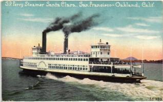 SD Ferry steamer Santa Clara, San Francisco-Oakland