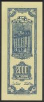 Kína/Central Bank 1930. 2000CGU kék T:I