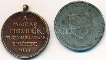 1938. "Felvidéki Emlékérem - II. Rákóczi Ferenc" Br emlékérem mellszalag nélkül + 1940. &q...