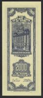 Kína/Central Bank 1947. 2000CGU kék T:I