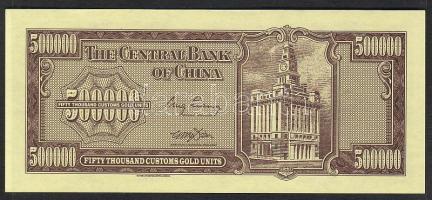 Kína/Central Bank 1940-es évek 500.000CGU T:I