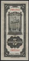 Kína/Central Bank 1930. 5CGU kék T:I