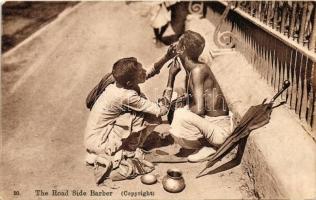 The Road side barber, Calcutta; folklore
