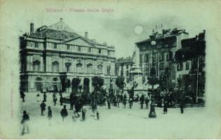 Milan, Milano; Piazza della Scala