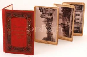 Ezredéves kiállítási emlék Budapest, 1896. A fényképészeti szövetkezés kiadása. Kihajtható fotóalbum...