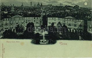 Torino, Piazza Carlo Felice / square at night