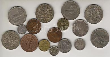 Ausztrália hagyaték tétel 16db + 5dbAg!, régi és új, benne nominál T:2,3