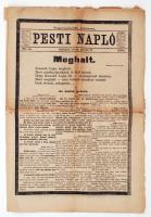 1894 a Pesti Napló március 21-i lapszáma Kossuth Lajos haláláról