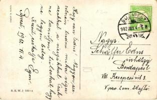 Üb Herz und Hand für's Vaterland B.K.W.I. 722-4 / Austrian officer s: Schönpflug (EK)