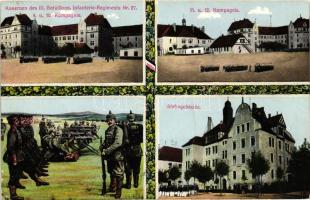 Halberstadt, Kasernen des III. Bataillons, Infanterie Regiments Nr. 27. 9., 10., 11. und 12. Kompagnie / military barracks