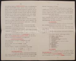 cca 1939 Bp., Mátrai Antal és Társa Rt. tűzoltószergyárának Rosenbauer rendszerű, saját magyar gyárt...
