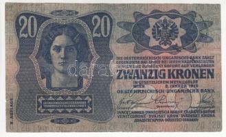 1902. 1000K + 1912. 100K + 1913. 20K II. kiadás, mindhárom román felülbélyegzéssel T:III,III-