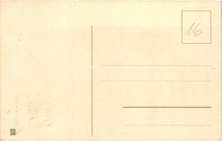 Gott, Ehre, Vaterland / Viribus Unitis flags, military propaganda litho