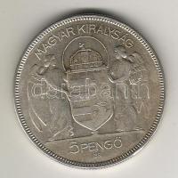 1930. 5P Ag "Horthy jobbra" T:2