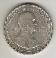 1930. 5P Ag "Horthy jobbra" T:2