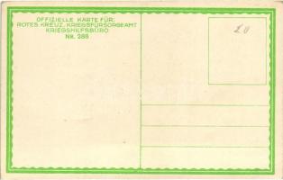 Das Mittlere gemeinsame Wappen, Rotes Kreuz Kriegsfürsorgeamt Nr. 288 / Austria-Hungary, coat of arm...