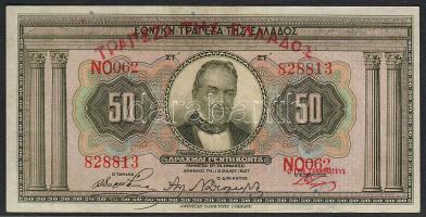 Görögország 1927.május 13. 50Dr T:II+ Csak egyszer hajtva!