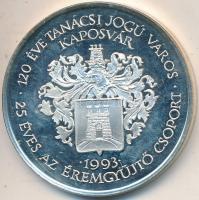 Fritz Mihály (1947-) 1993. "120 éve tanácsi jogú város Kaposvár - 25 éves az Éremgyűjtő Csoport...