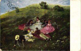 28 db RÉGI motívumlap; művész / 28 old motive cards; art