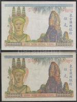 Indokína 1936. 5P T:I + 1946. 5P T:I