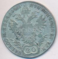1829B 20kr Ag "Ferenc" T:3
Huszár 1979., Unger III.: 1380.a