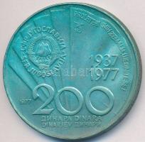 Jugoszlávia 1977. 200D Ag "Tito 85. születésnapja" T:2 patina
Yugoslavia 1977. 200 Dinara ...