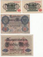 Német Birodalom / NDK 1910-1948. 20db vegyes bankjegy tétel T:vegyes German Empire / GDR 1910-1948. 20pcs of various banknotes C:mixed