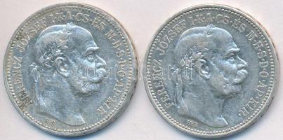 1915KB 1K Ag &quot;Ferenc József&quot; (2x) T:2,2-