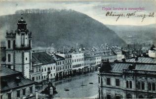 Besztercebánya, Urpin levéve a toronyból, Walther Adolf és Társai kiadása / shops, mountain